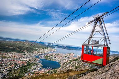 Norway-Bergen-Ανάβαση στο Ulriken