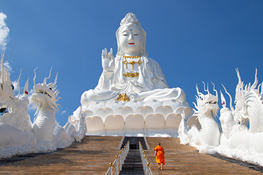 Thailand-Chiang Rai-Wat Huay Pla Kang