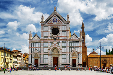Italy-Florence-Basilica di Santa Croce