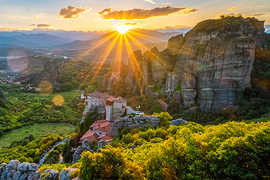 Thessalia-Meteora-Sunset spot