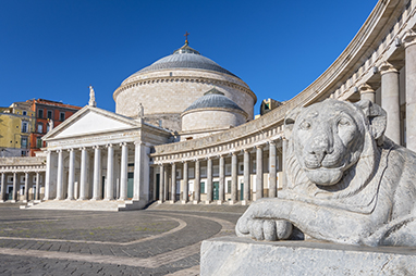 Italy-Naples-Piazza del Plebiscito