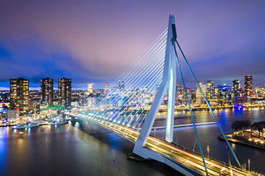 Holland-Rotterdam-Erasmus Bridge