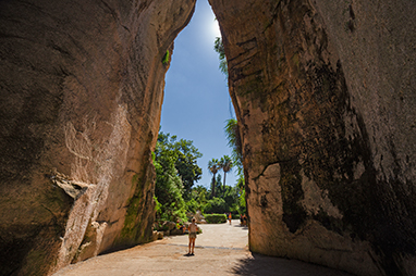 Italy-Syracuse-Latomia del Paradiso and the Ear of Dionysius