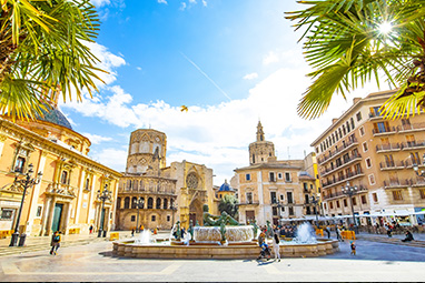 Spain -Valenthia - Plaza de la Virgen