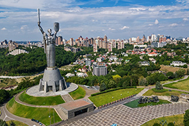 Ukraine-Kiev-Άγαλμα «Μητέρας Πατρίδας»